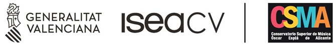 Conservatorio Superior de Música Óscar Esplá de Alicante Logo